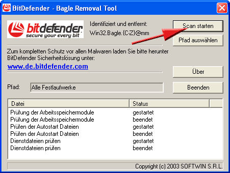 BitDefender Removal Tool