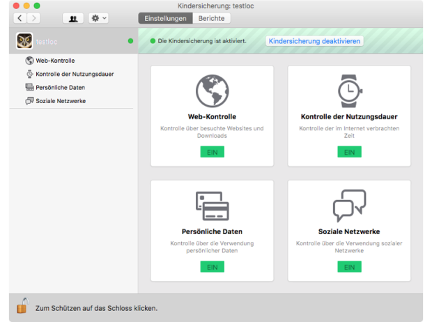 Kaspersky Kindersicherung, Bildquelle: Kaspersky Lab