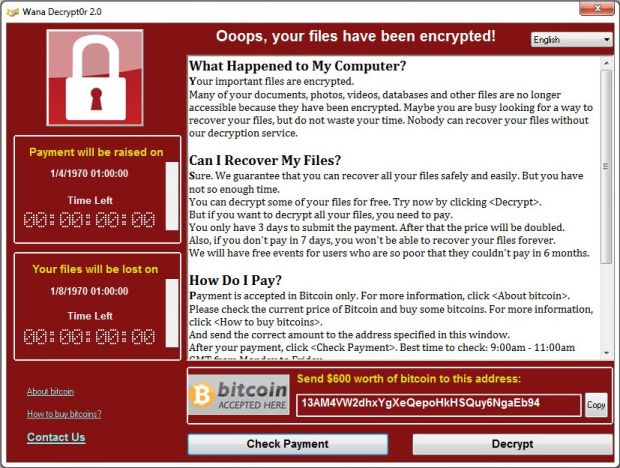 WannaCry Ransomware attackiert weltweit Unternehmen und Privatanwender, Bildquelle: G DATA