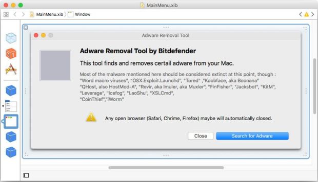 Trotz Schreibfehlern in den Dialog-Anzeigen ist die Malware sehr gefährlich, Bildquelle: iranthreats.github.io