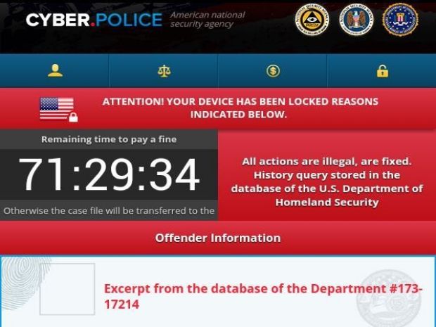 Drohung Cyber.Police.