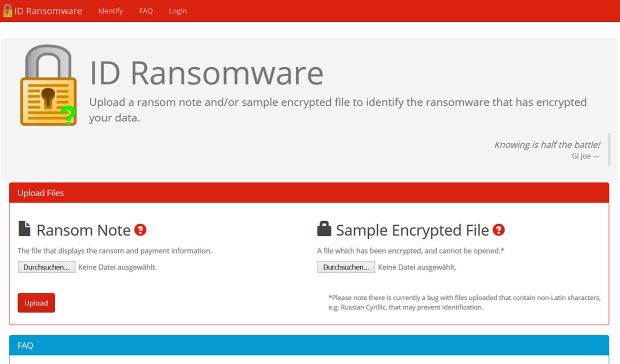 ID Ransomware