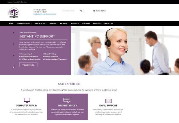 Achtung! Warnmeldung der US Software Solutions Inc ist ein Fake