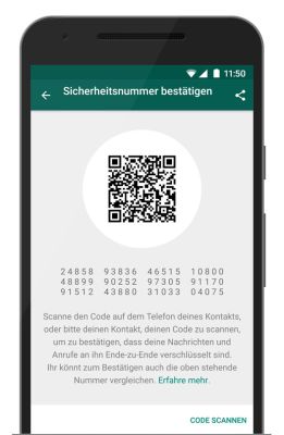 Chat-Info Bildschirm