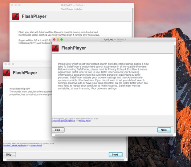 Malware Mugthesec tarnt sich als Flash Player, Bildquelle: Screenshot Patrick Wardle