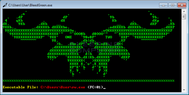 Ransomware Bleed Green Bauseite, Bildquelle: bleepingcomputer.com