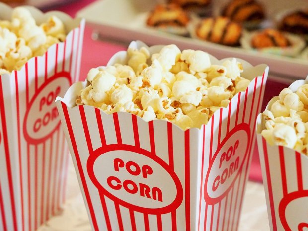 Popcorn für kostenlose Web-Filme