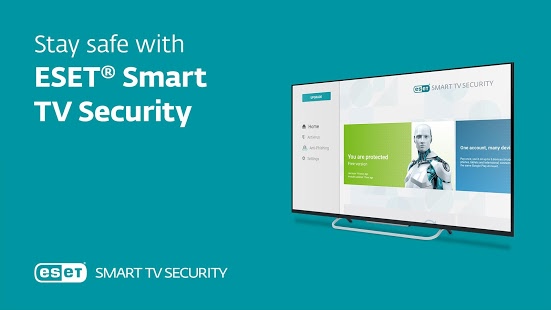 ESET Smart TV Security ist eine schnelle und leistungsstarke App zum Schutz vor Online-Bedrohungen aller Art für Ihren Android Smart TV und andere Geräte mit Android TV-Betriebssystem. Bildquelle: Google Play