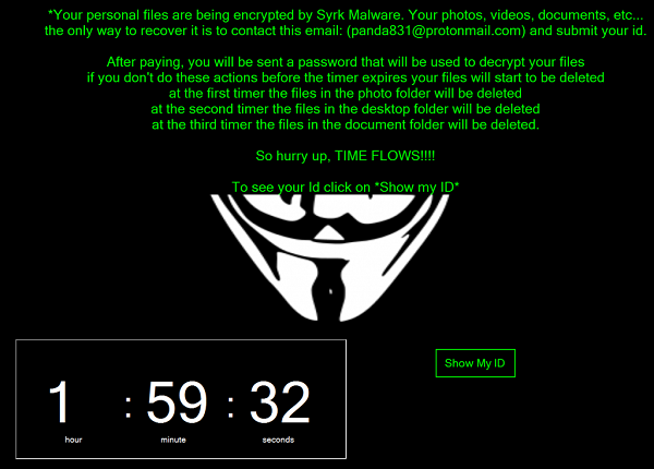 So erscheint die Erpressernachricht, Bildquelle: mein-mmo.de