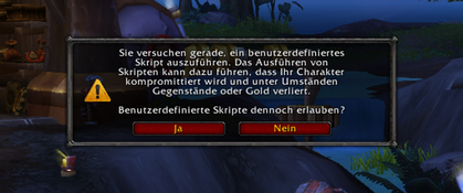 Der Warnhinweis, den Blizzard im neuesten Patch eingefügt hat