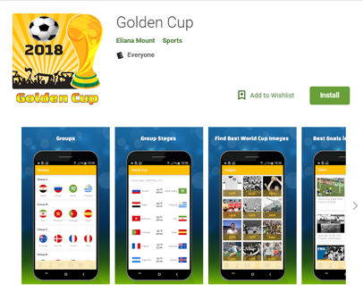 GoldenCup App, Bildquelle: Check Point Software Technologies