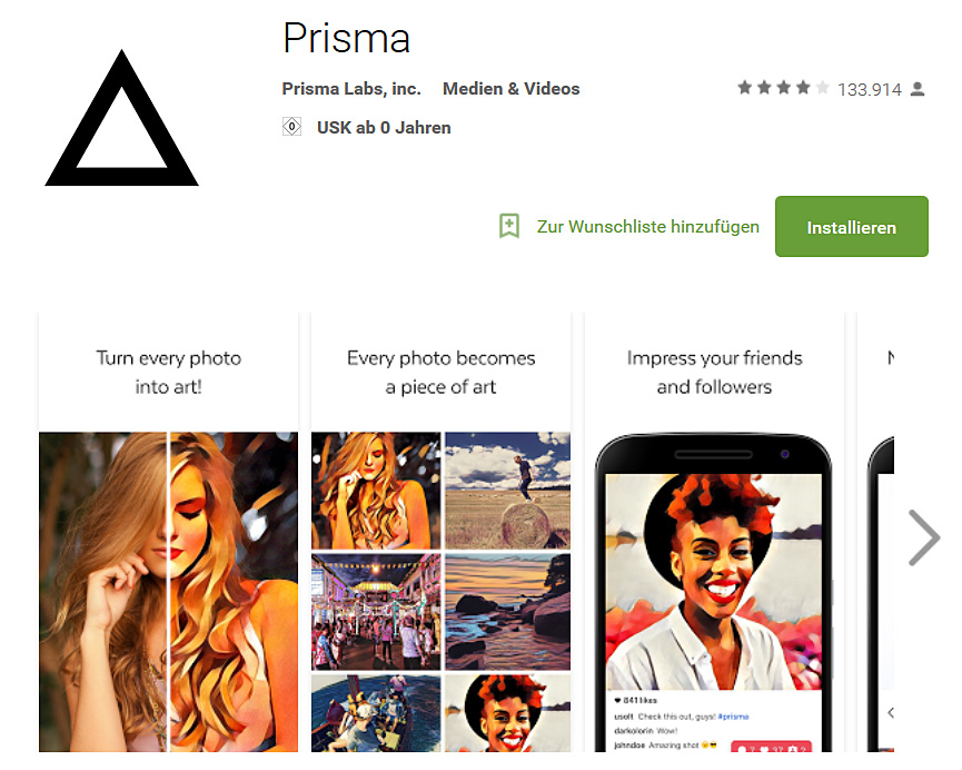 Prisma for Android