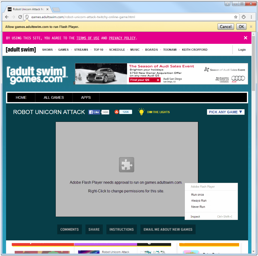 Google kicked Flash in Chrome aus der Autoplay-Liste raus