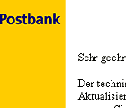 E-Mail angeblich von der Postbank